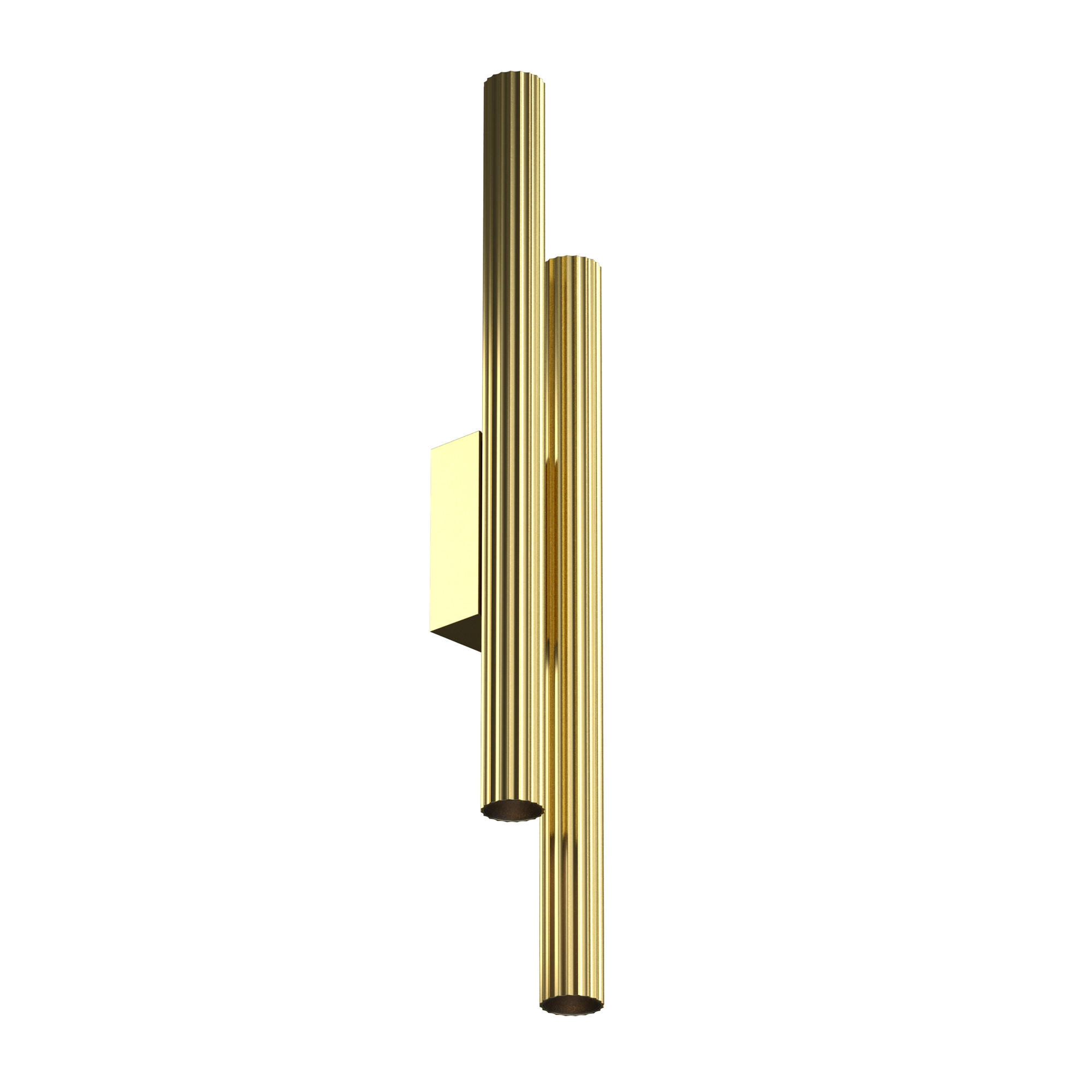 WANDLEUCHTE Calipso - Gold - 6.3/3.2/49 cm - Goldfarben, Kunststoff (3.2/49/6.3cm) - Maytoni