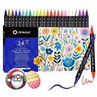 MARKER-SET 24 Farben Dual Tip - Multicolor, Kunststoff (16.9/1.5/29.5cm)