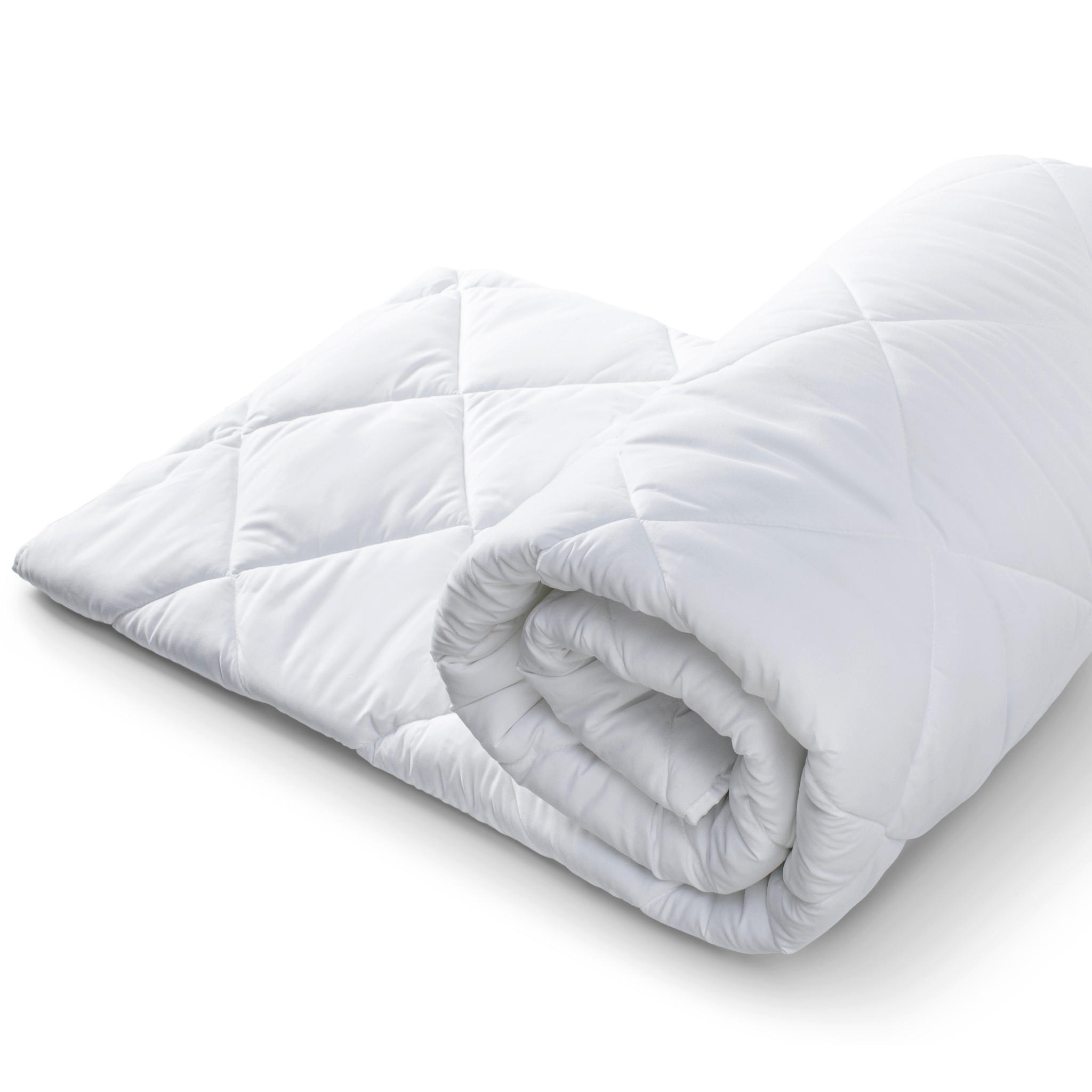 BETTDECKE 200x200 Ganzjahresdecke, 300 gsm Warme Bettdecke - Weiß, Textil (200/200cm) - Gowoll