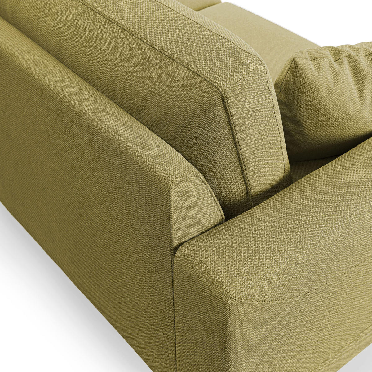 LINEARSOFA Dorian - Gelb, Textil (218/88/93cm) - Divani.store