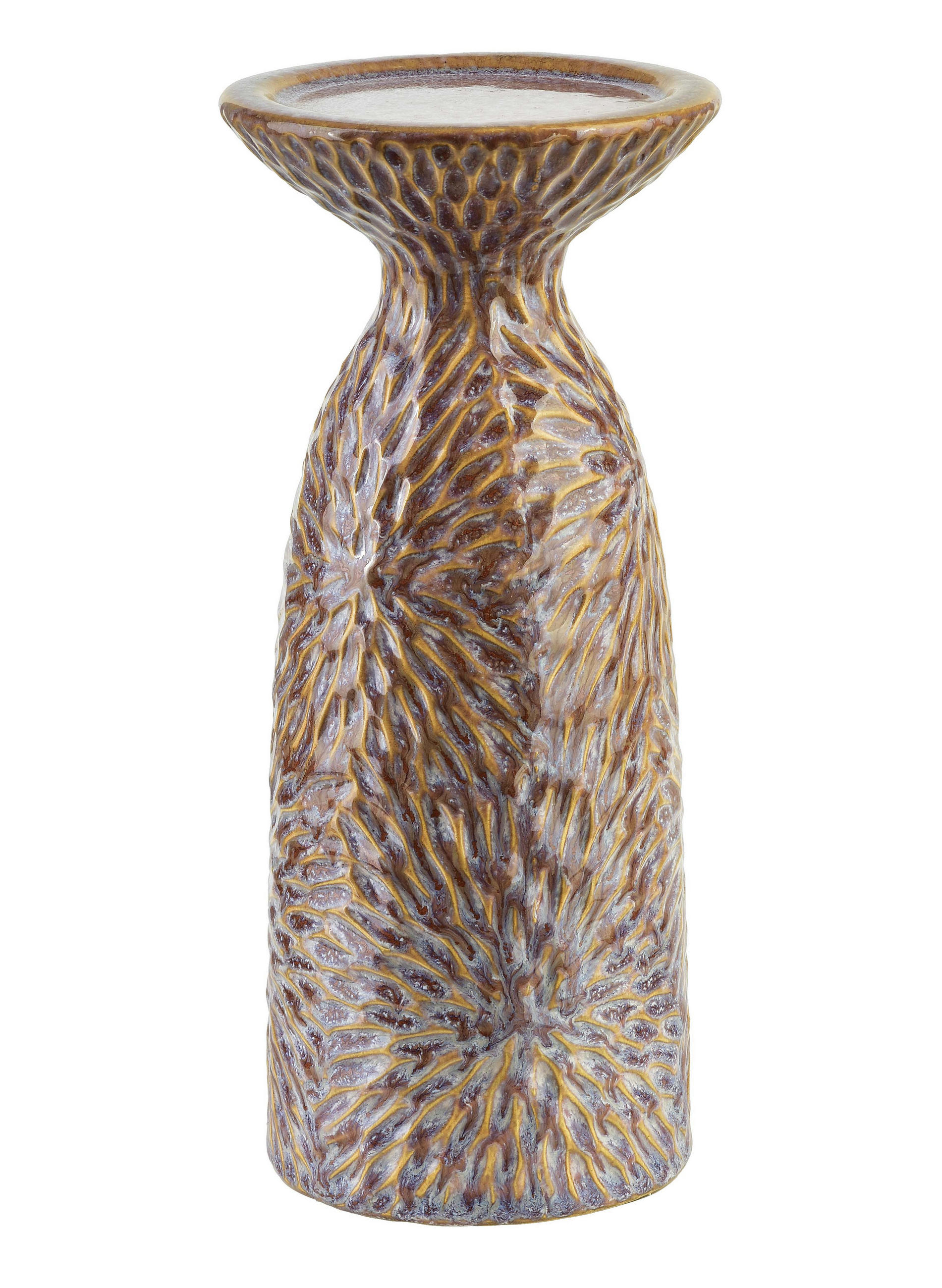 KERZENSTÄNDER Yarine Beige 11/10/25 cm Keramik - Beige, Keramik (10/25/11cm) - Mondex