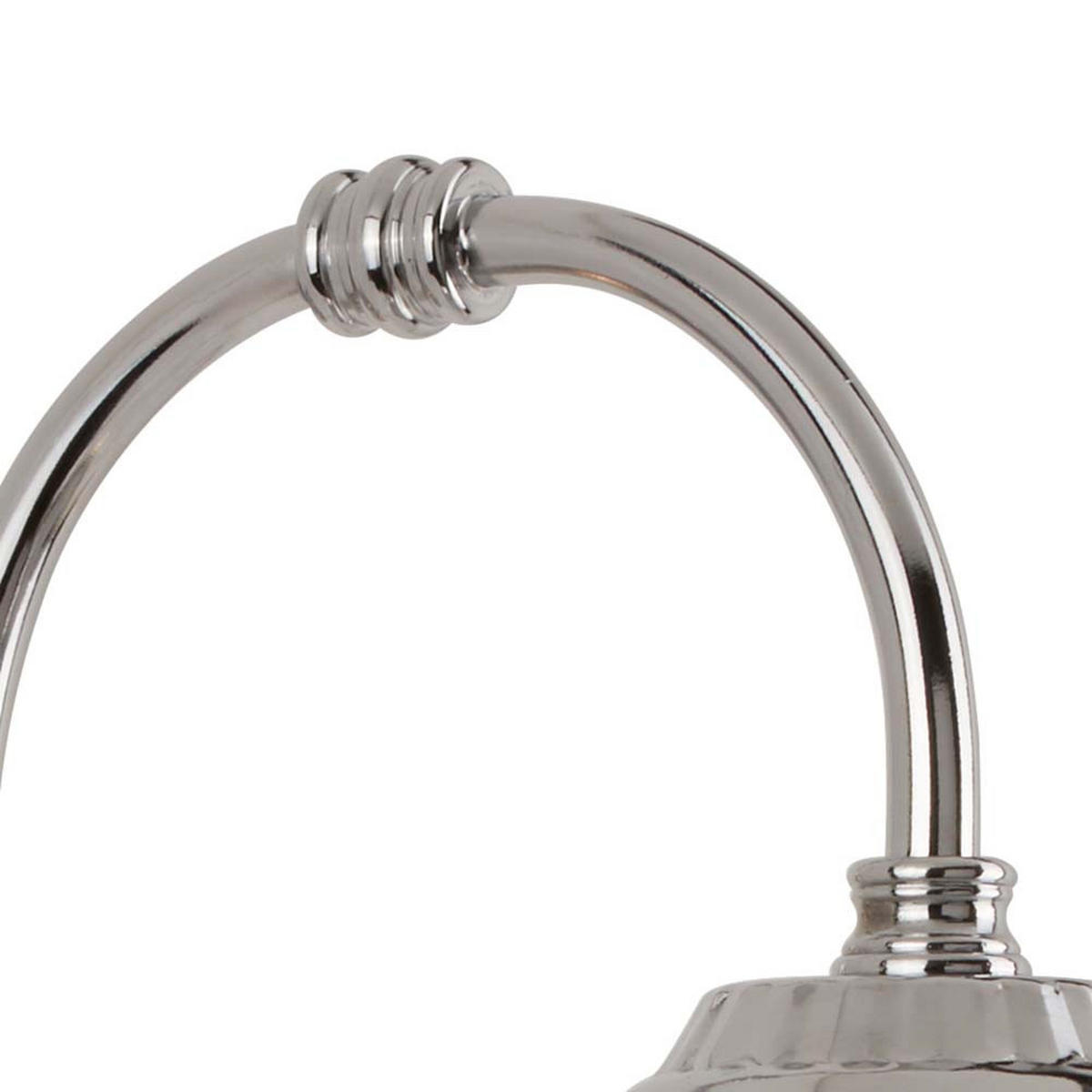 WANDLEUCHTE Metall Chrom Silber - Silberfarben, Glas (16/27/25cm) - SearchLight