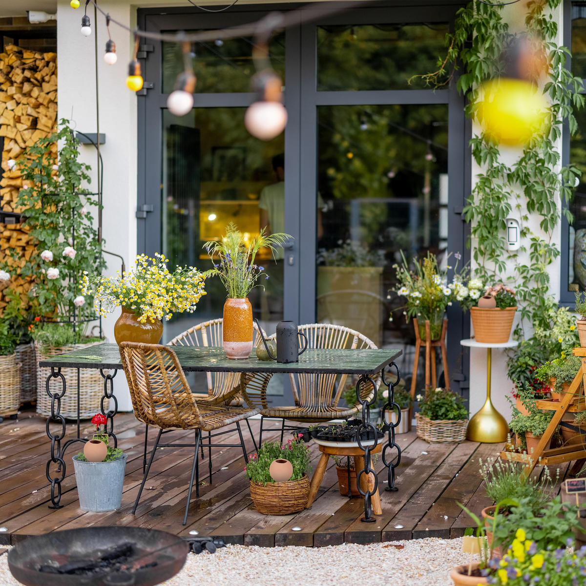 4XTONKEGEL - Hellbraun, Keramik (9/18/9cm) - Relaxdays