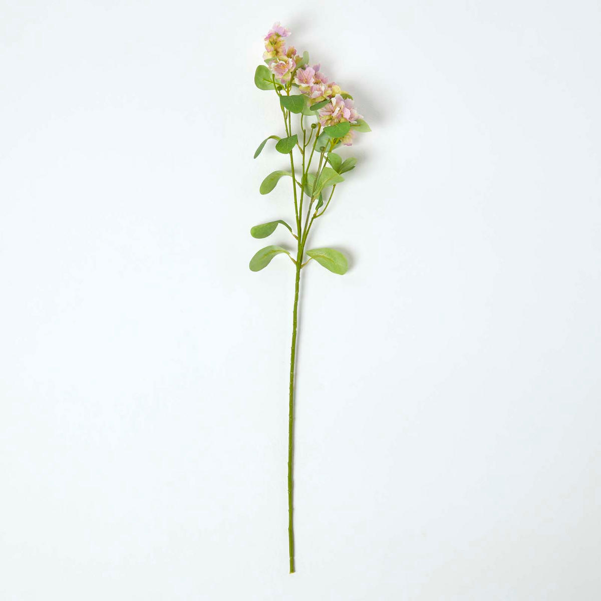 DEKOZWEIG mit Blüten rosa, 77 cm - Rosa, Kunststoff (77cm) - Homescapes