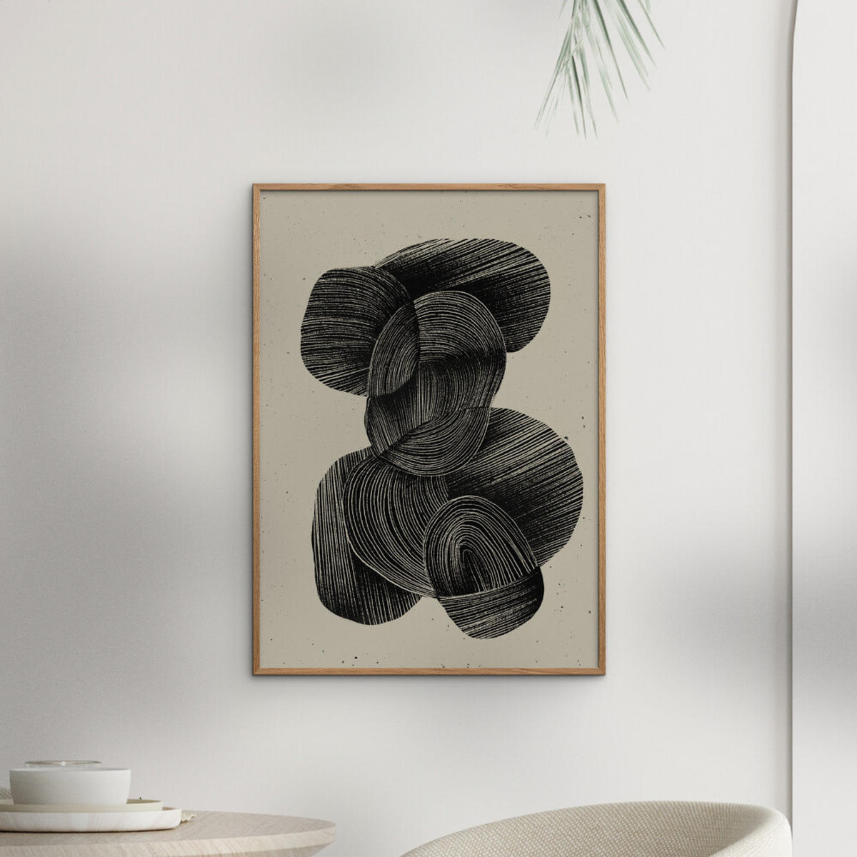 POSTER Treechild - Straw No.2 - Schwarz, Papier (70/100/0.1cm) - Poster&Frame
