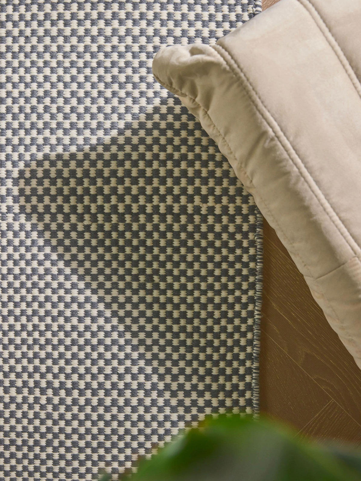 WOLLTEPPICH Laura handgewebt 120/170 cm - Grau, Naturmaterialien/Textil (120/170cm) - benuta Pure