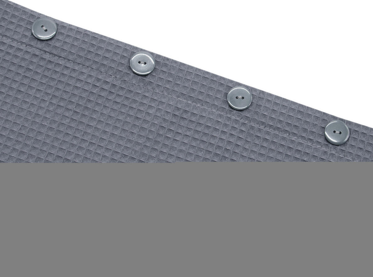 BADEMANTEL, Universalgröße, 100% Baumwolle, Grau - Anthrazit, Textil (Einheitsgrößecm) - Zollner