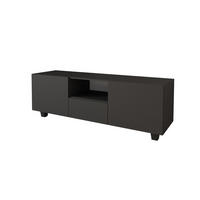 LOWBOARD ELIO-S 140x50x41 cm - Schwarz - Schwarz, Holzwerkstoff (140/50/41cm) - ALTDECOR