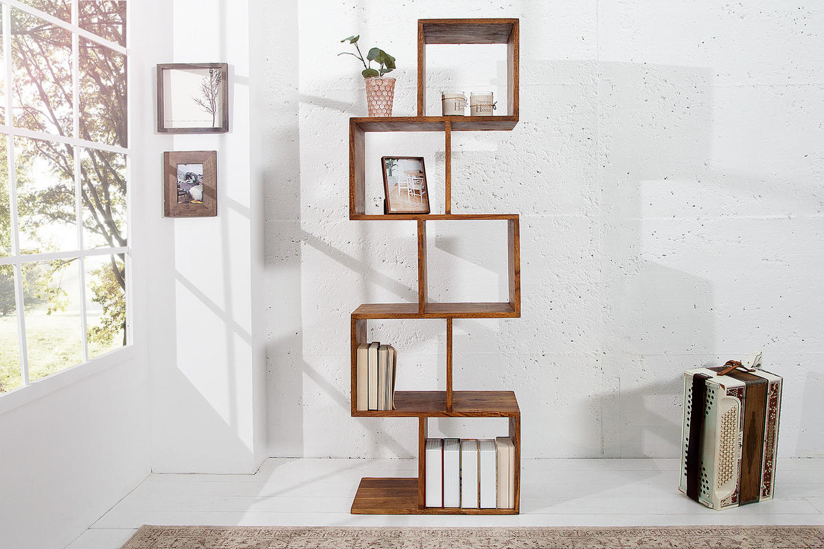 STANDREGAL MAKASSAR Sheesham Natur 150 cm - Braun, Holz (50/150/30cm) - riess-ambiente