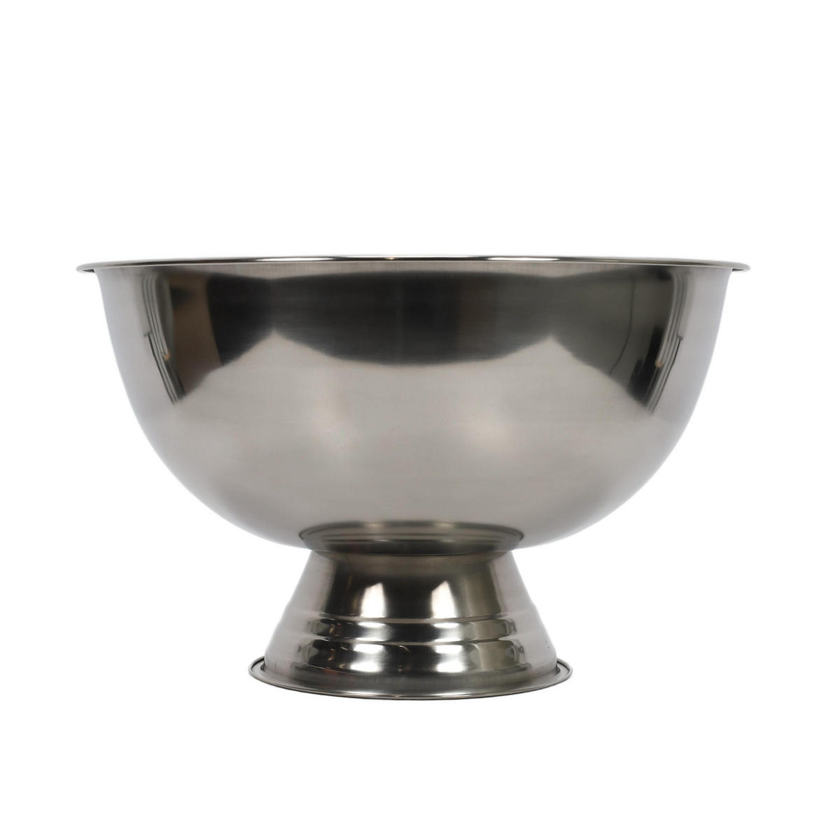 EDELSTAHLSCHALE für Obst 39/39/24 cm - Silberfarben, Metall (39/24/39cm) - Excellent Houseware