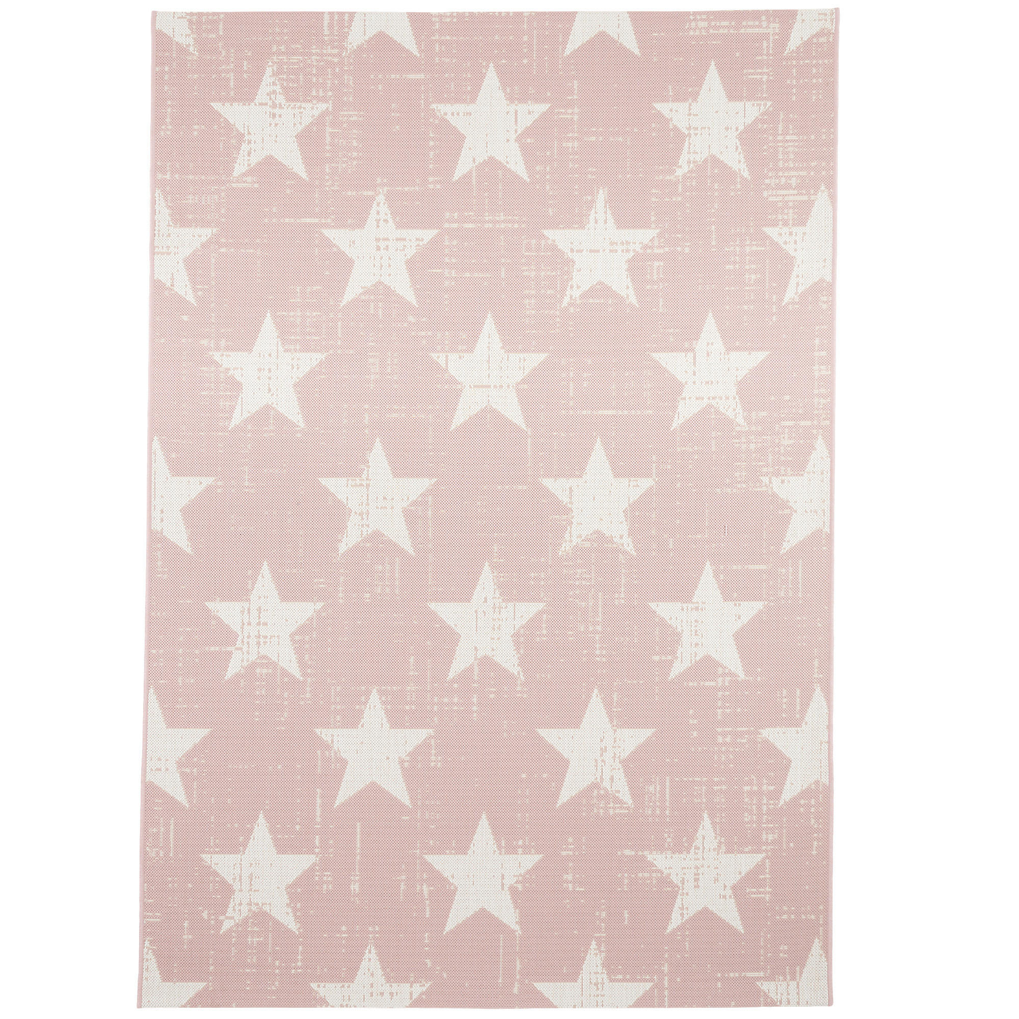 IN- UND OUTDOOR TEPPICH CARPETTO STERNE - Rosa, Textil (140/200cm) - Pergamon
