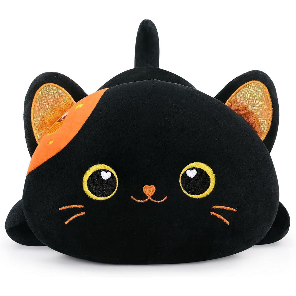 PLÜSCHTIER Katze, schwarz - Schwarz, Textil (20/30cm)