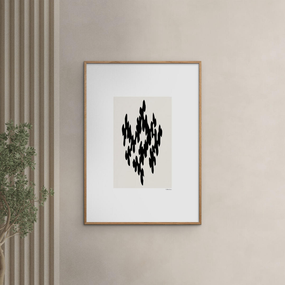 POSTER Arch Atelier - La Collection Japonaise - 03 - Schwarz, Papier (70/100/0.1cm) - Poster&Frame