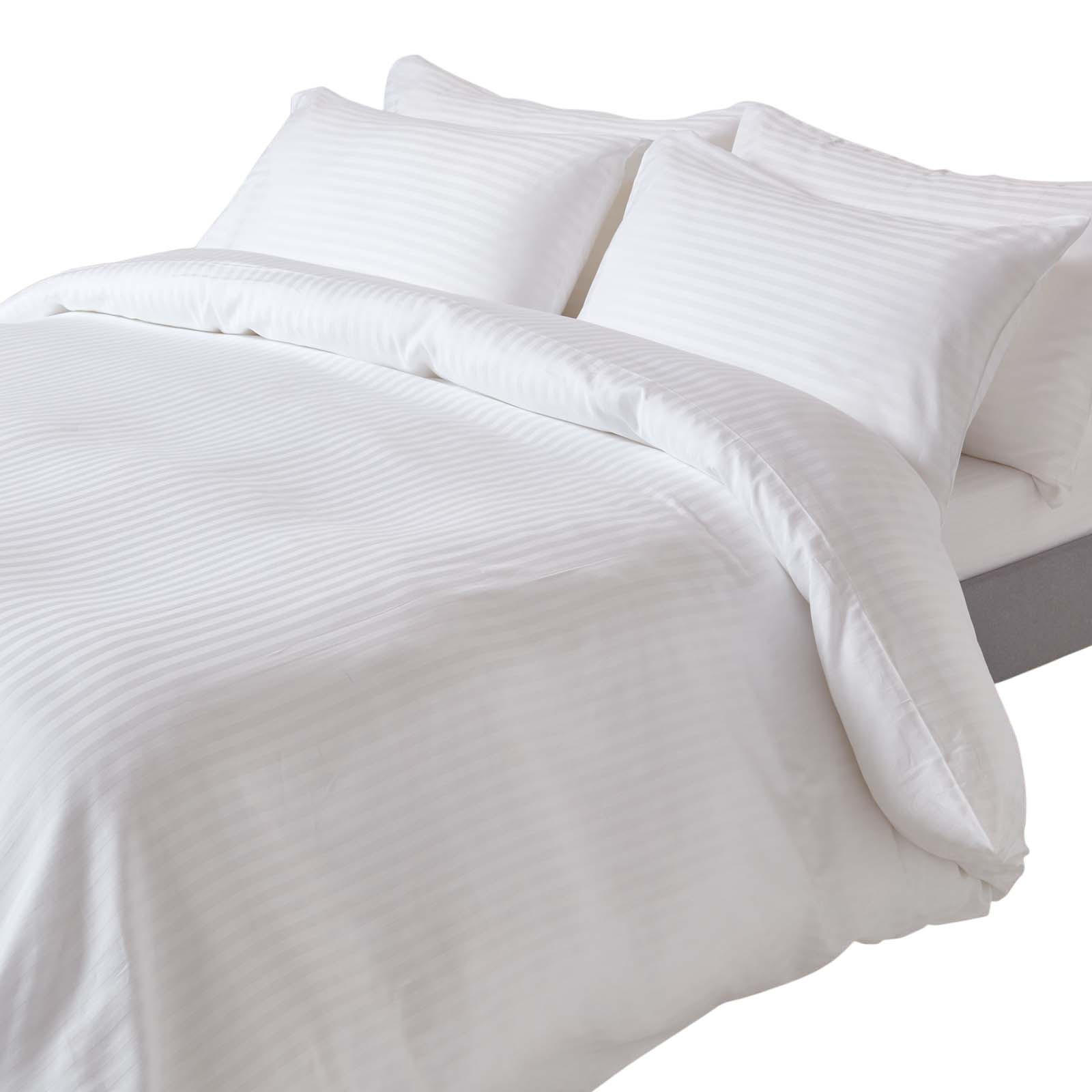 BETTWÄSCHE Damast Fadendichte 330 - Weiß, Textil (200/200cm) - Homescapes