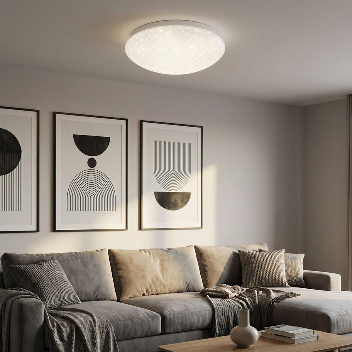 LED DECKENLEUCHTE Metall Weiß - Weiß, Metall (26/9.2/9.2cm)