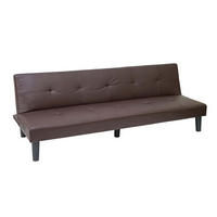 3ER-SOFA Braun - Braun, Textil (195/68/73cm) - MCW