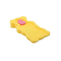 BABYBADEWANNENEINLAGE Maxi gelb PU-Schaumstoff, anatomisch geformt, erhöhter Rand, Rutschschutz - Gelb, Kunststoff (27.5/50.5cm) - Lorelli