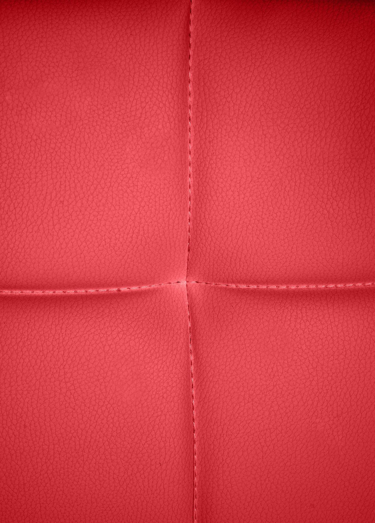 ARMLEHNENSTUHL Lederlook rot - Rot, Textil/Metall (59/84/58cm) - CLP