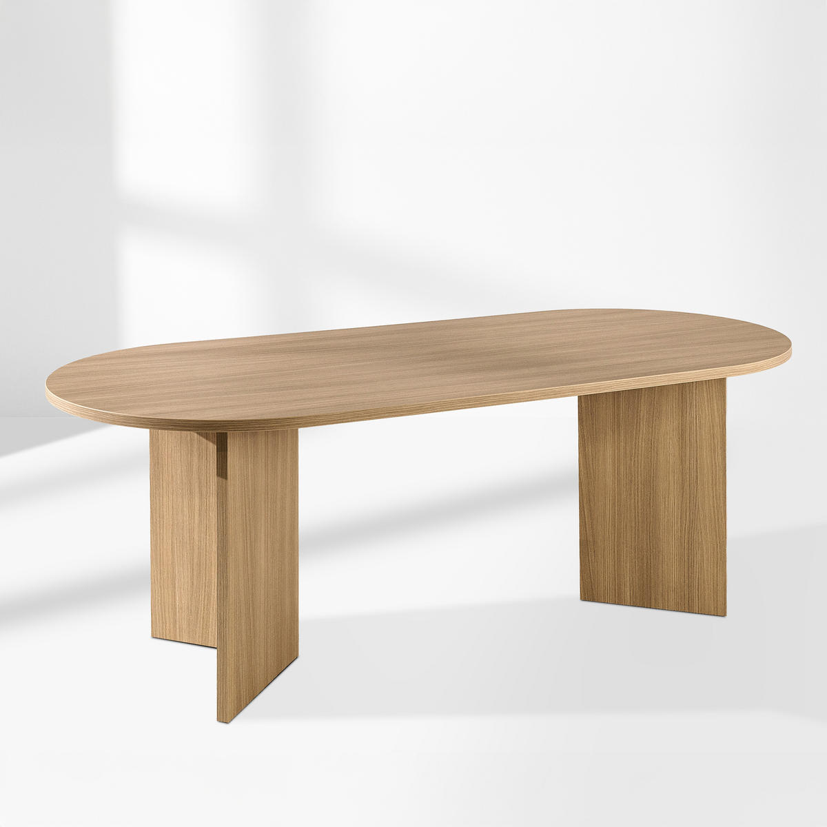 ESSTISCH FABER - Eichefarben, Holzwerkstoff (90/204/75cm) - KONSIMO®