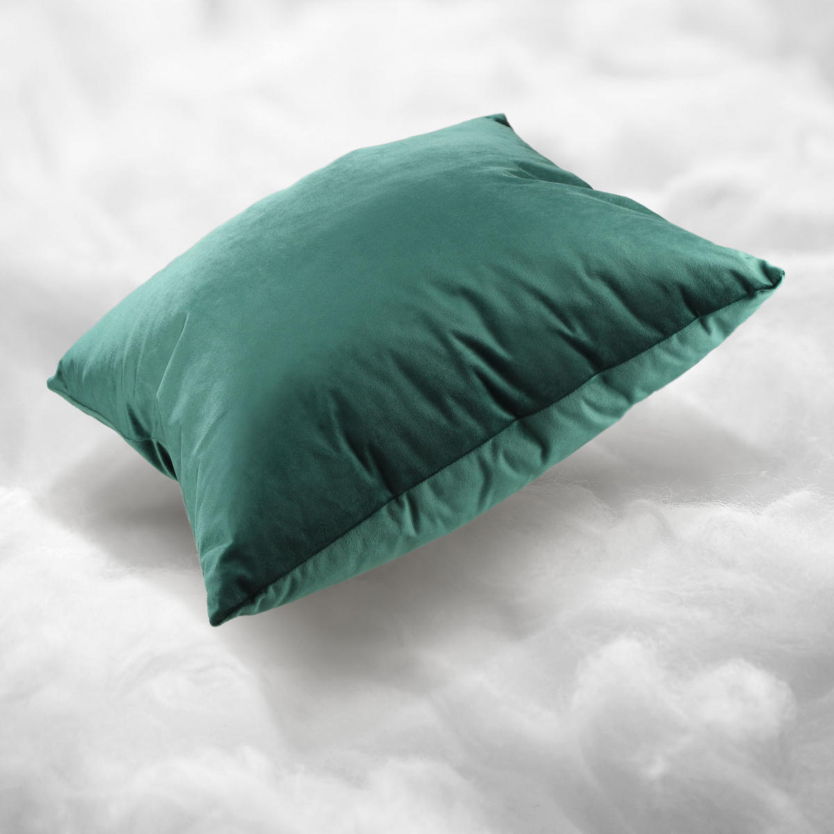 DEKOKISSEN, Grün - Grün, Textil (46/46cm) - KADAX