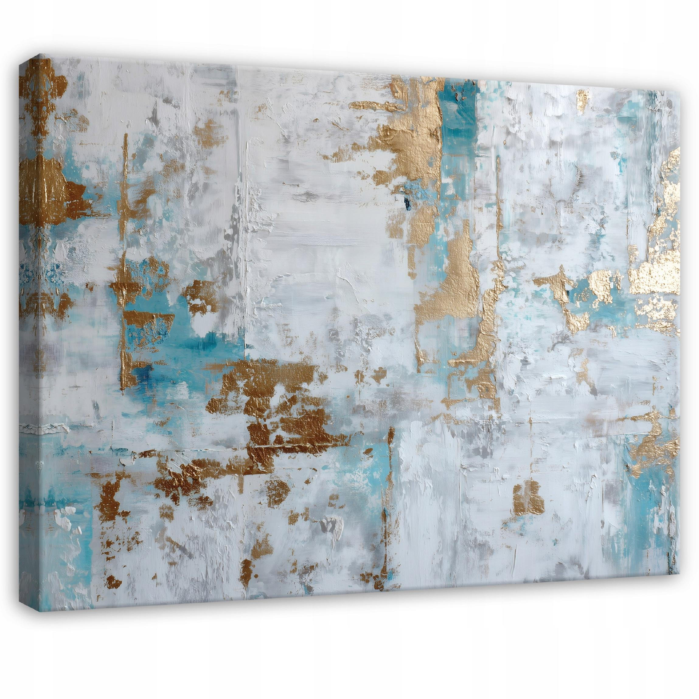 LEINWANDBILD Marmor Abstrakt Grau 120x80 cm - Multicolor, Holzwerkstoff (120/80cm) - Wallarena