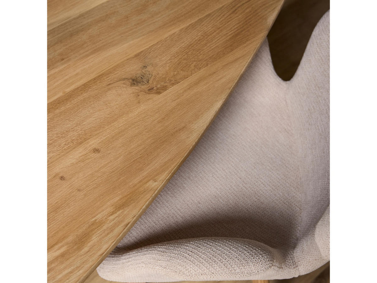 ESSTISCH Wolke | Eiche 210 cm X 98 cm Natur - Naturfarben, Holz (98/210/76cm) - Villa Möbel