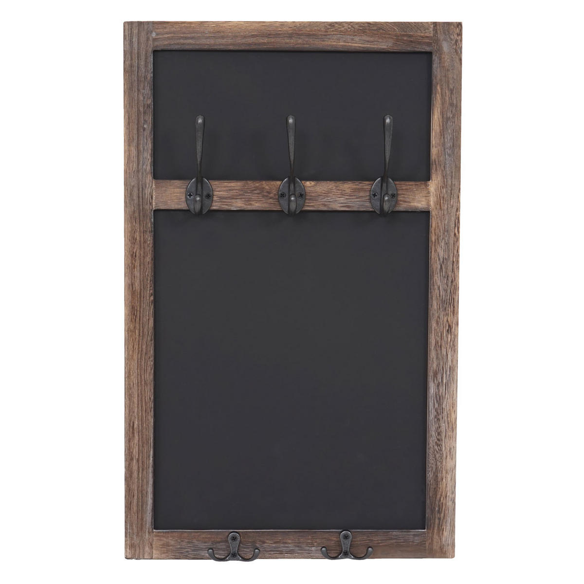 WANDGARDEROBE MIT KREIDETAFEL Dunkelbraun - Dunkelbraun, Holz (34/55/7cm) - MCW