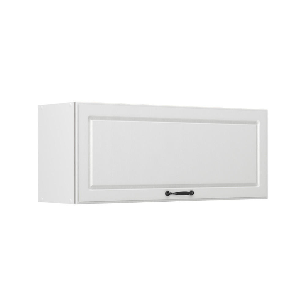VÄGGSKÅP R-Line, Vitt hus på landet/Vit, 100 cm Platt Vit, Vit 40/100/31 cm