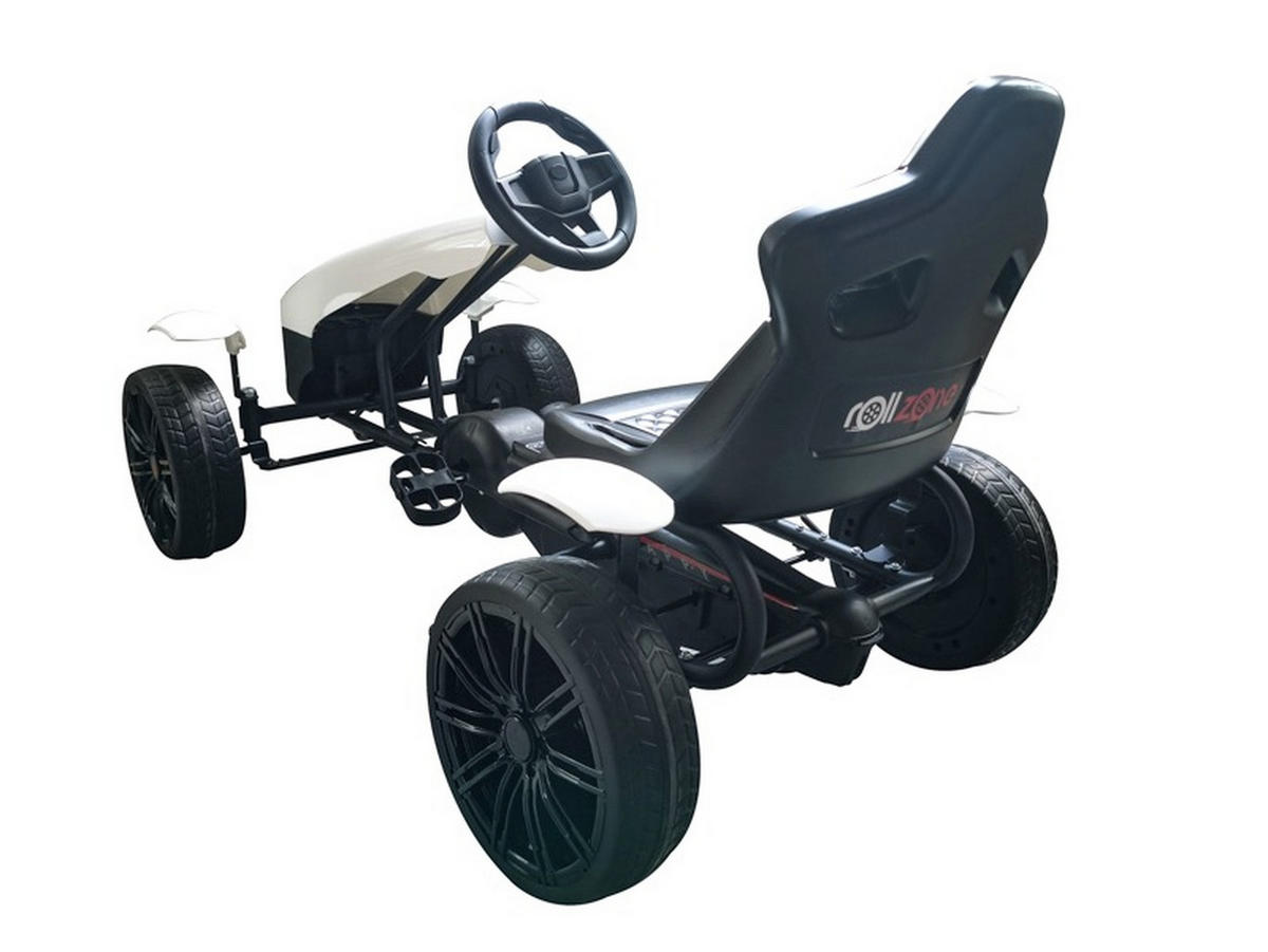 GOKART TRETAUTO Matteo weiß - Weiß, Kunststoff (115/62/60cm) - TPFLiving