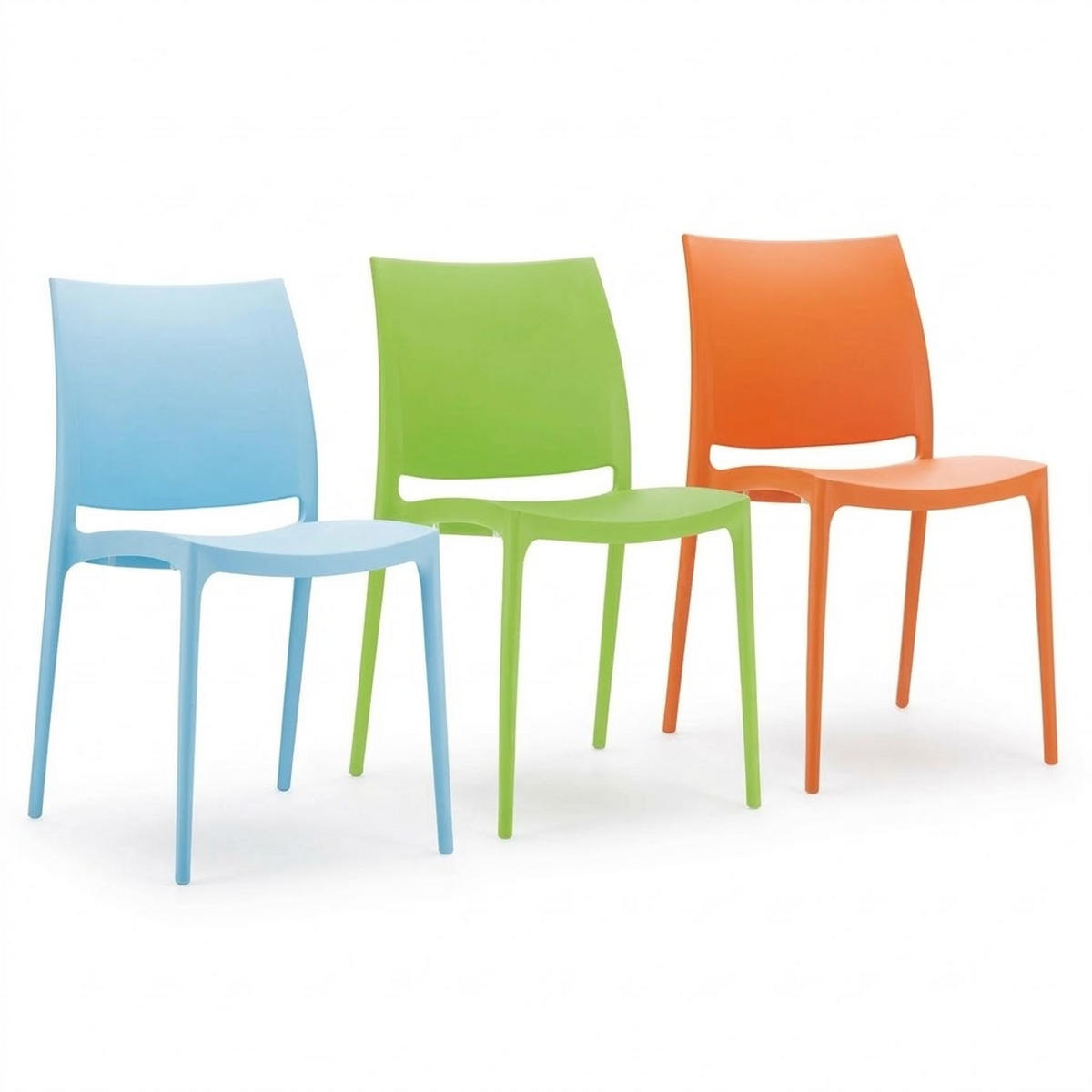 STUHL ENZO hellblau - Blau, Kunststoff (44/81/45cm) - Légia Home