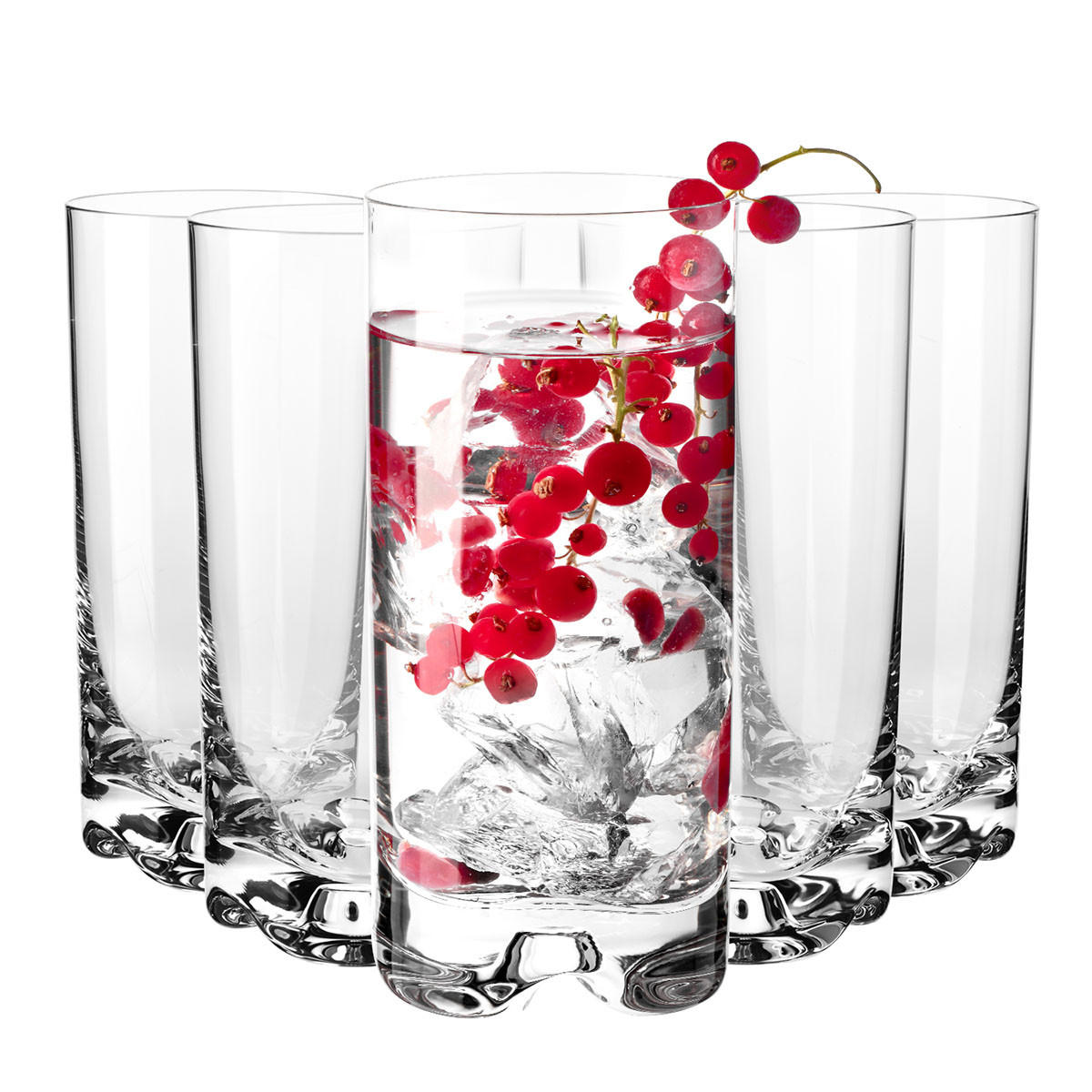 LONGDRINKGLÄSER Mixology, 6er-Set, 340 ml - Transparent, Glas (0.34L) - Krosno Glass