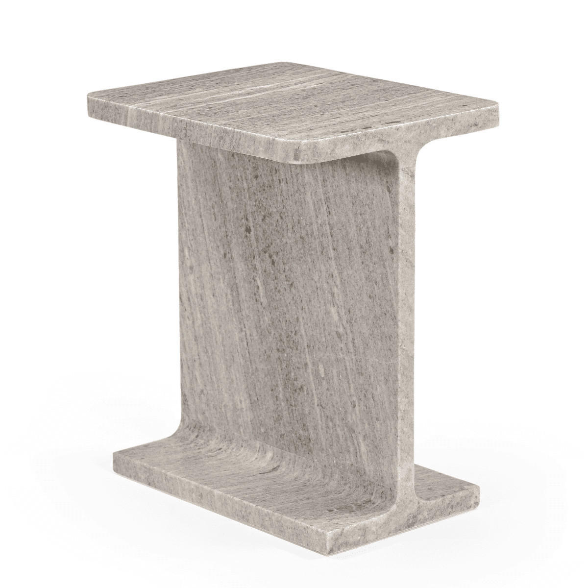 BEISTELLTISCH aus Marmor L38 cm - HYPPOLITE - Beige, Naturmaterialen (49/49/46cm) - Signature