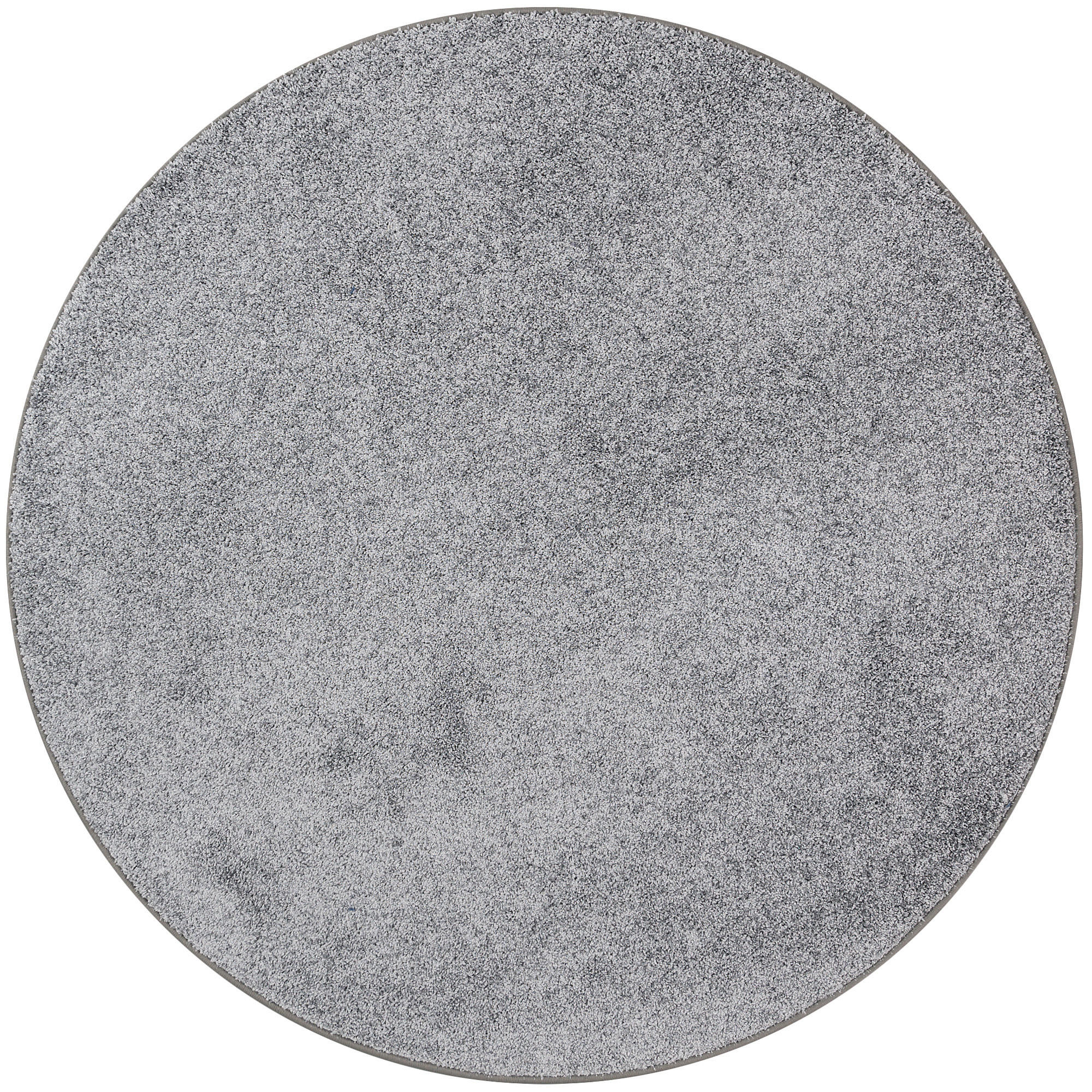 HOCHFLOR VELOURS TEPPICH MONA RUND - Grau, Textil (200/200cm) - Snapstyle