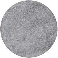 HOCHFLOR VELOURS TEPPICH MONA RUND - Grau, Textil (200/200cm) - Snapstyle