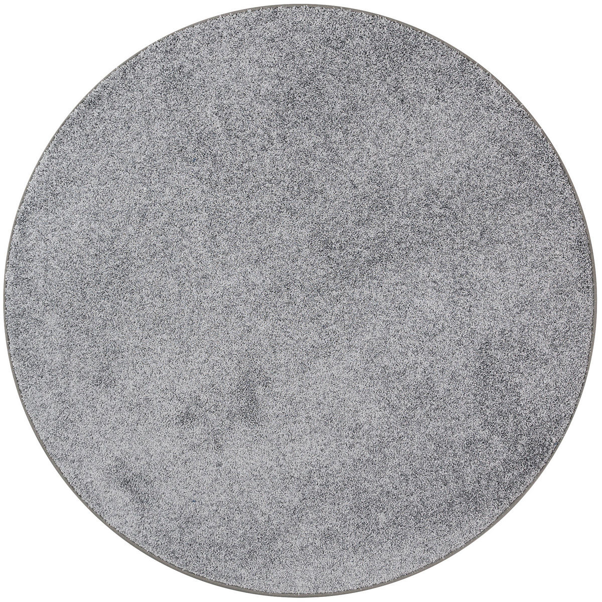 HOCHFLOR VELOURS TEPPICH MONA RUND - Grau, Textil (200/200cm) - Snapstyle