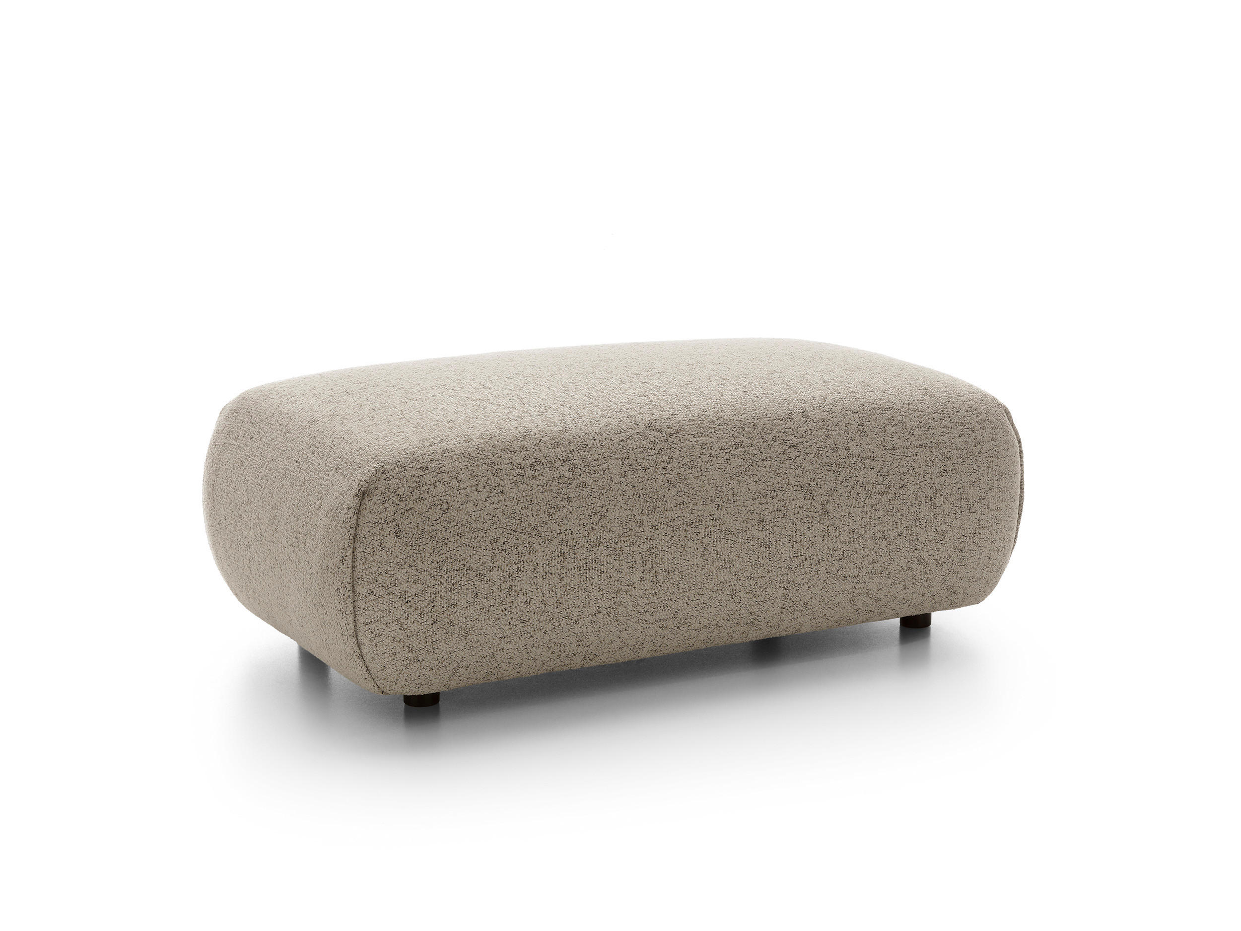 MASSENO Sitzhocker ZEST, Modern Polsterhocker, Fußhocker Beige - Beige, Holzwerkstoff/Kunststoff (70/42/113cm) - MASSENO