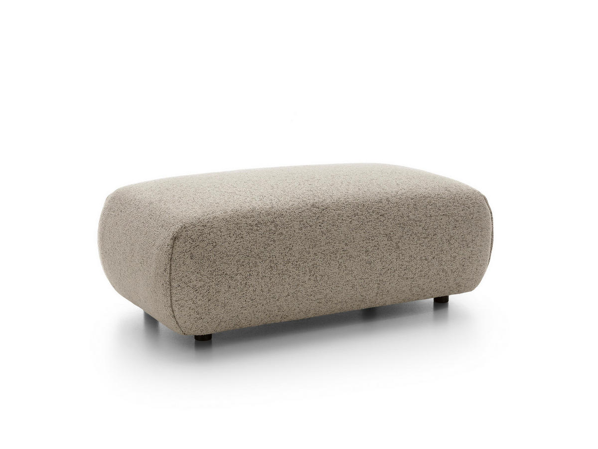 MASSENO Sitzhocker ZEST, Modern Polsterhocker, Fußhocker Beige - Beige, Holzwerkstoff/Kunststoff (70/42/113cm) - MASSENO