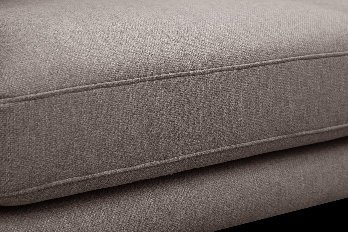 SOFA MEDIOLANE 2,5-Sitzer, taupe - Taupe, Holzwerkstoff/Textil (203/87/96cm) - Courtois Laville