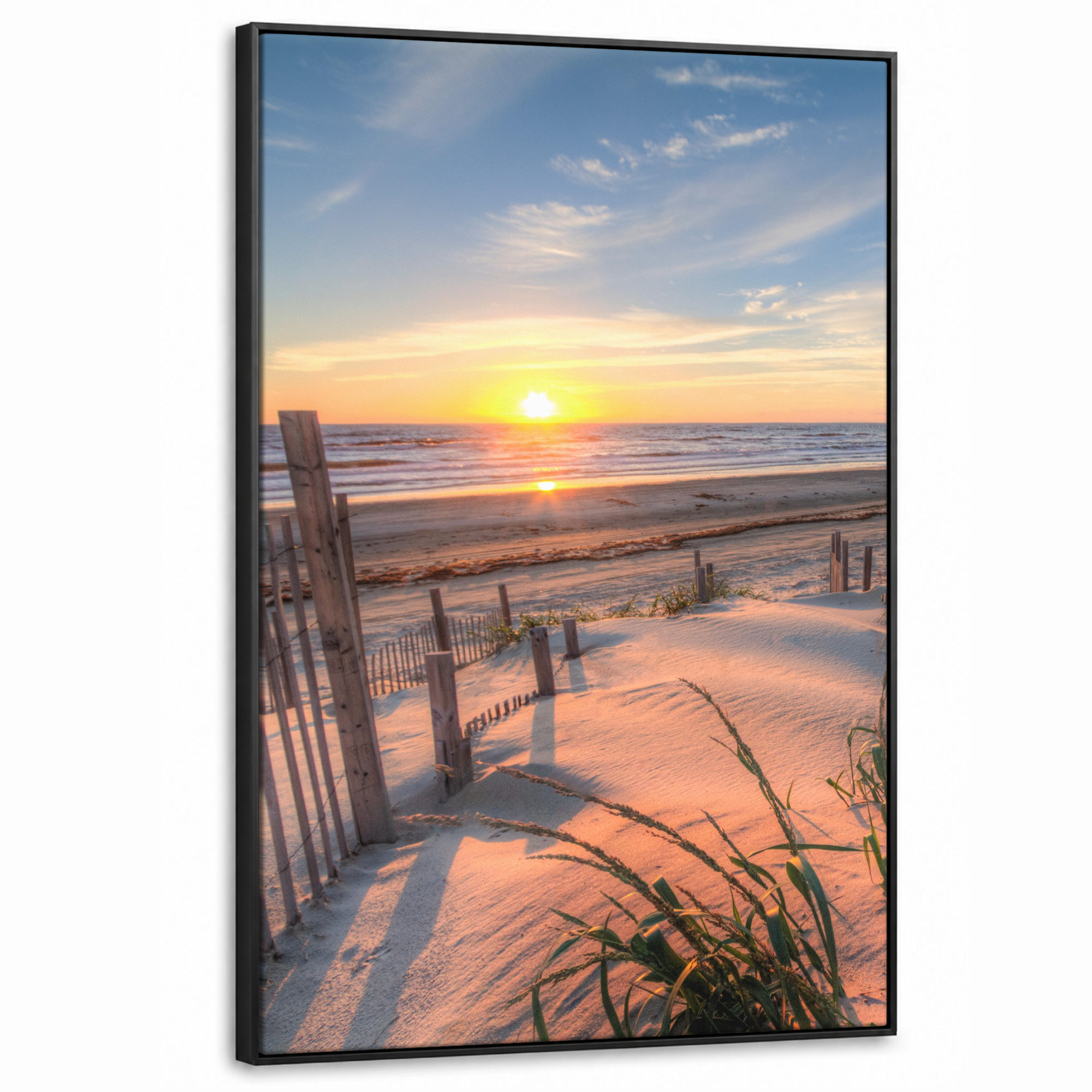 MuchoWow Leinwand Beige 80x120 cm