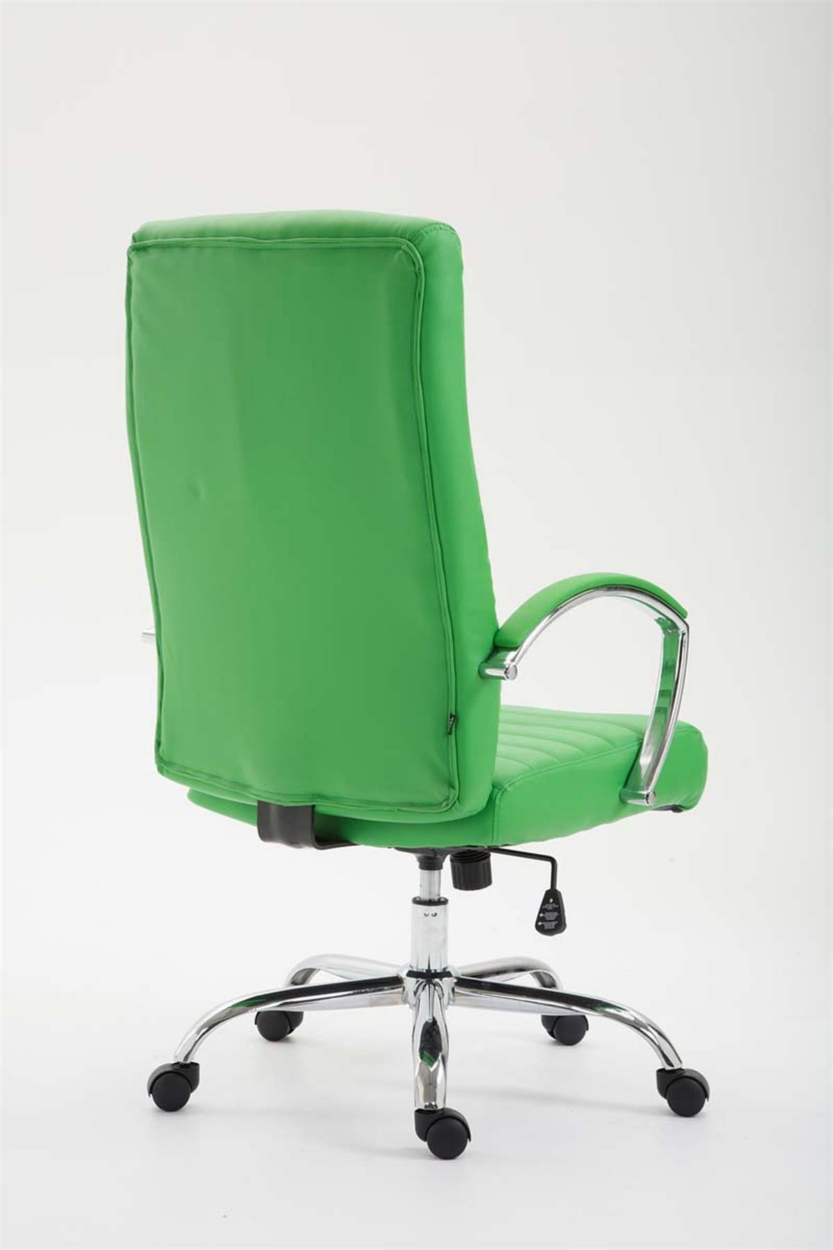 BÜROSTUHL Vallon, Kunstleder Grün - Grün, Textil/Metall (60/118/68cm) - TPFLiving