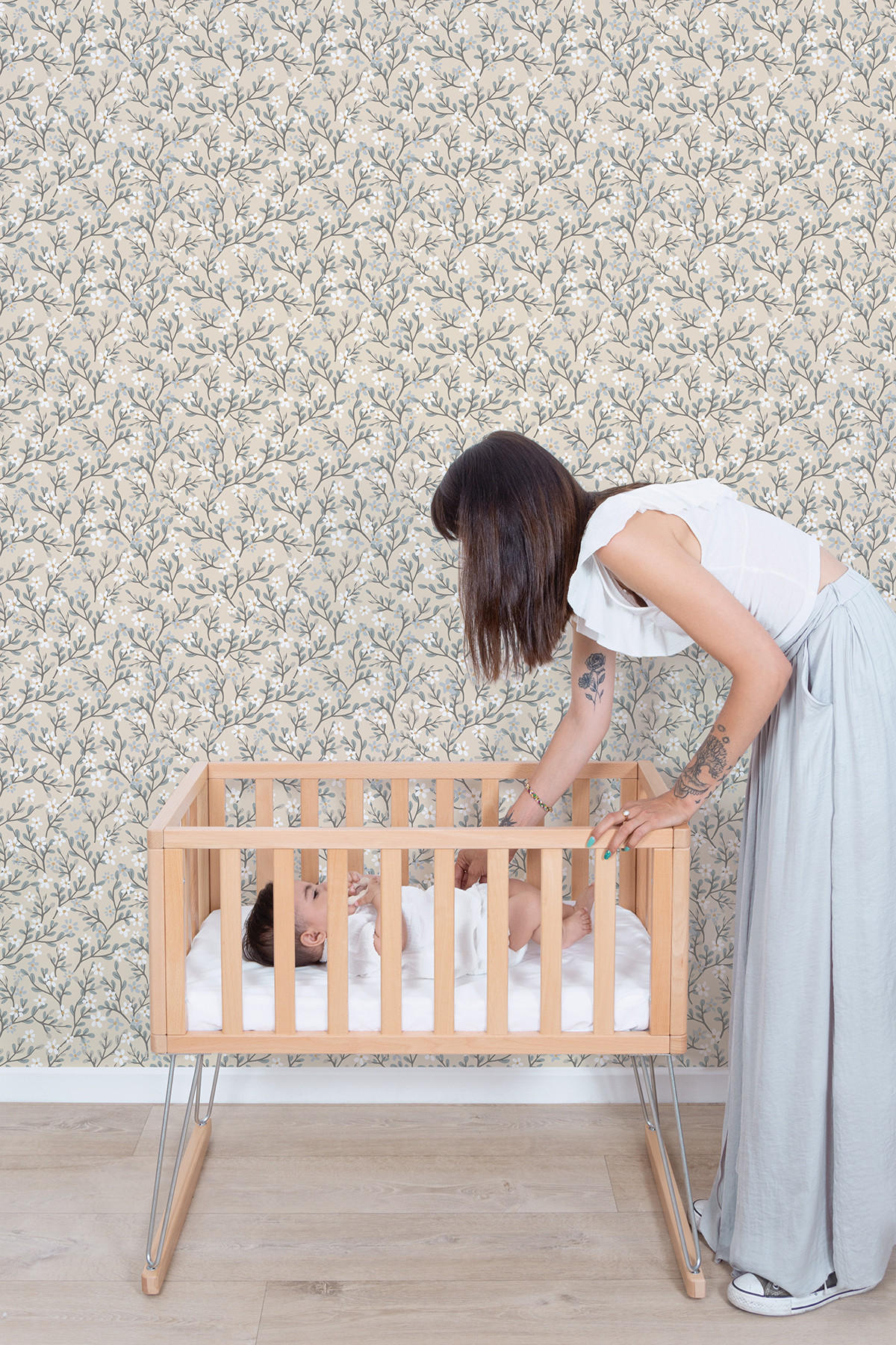 VLIESTAPETE Braylynn, Blumen 50 cm x 10 m, Mehrfarbig - Multicolor, Papier (50/1000cm) - Lilipinso