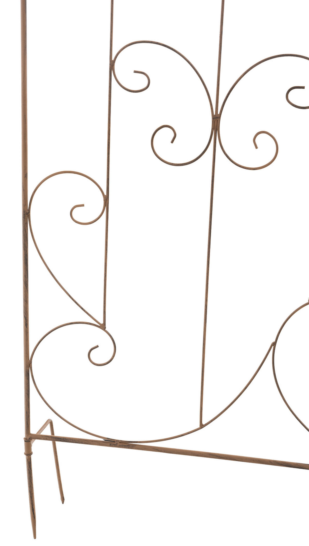 RANKGITTER Mandarin - 2er Set antik braun - Braun, Metall (99/133/7cm) - TPFLiving