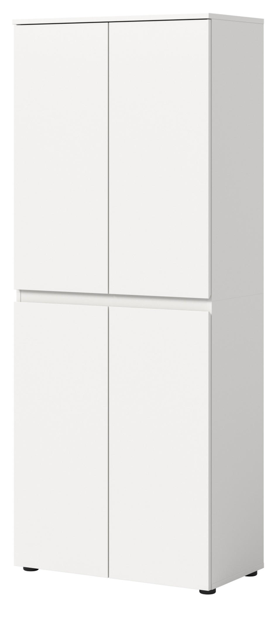 Inn.Furn Mehrzweckschrank Weiß 70x175x37 cm