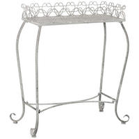 KONSOLENTISCH aus Metall, 77x38x84cm - Grau, Metall (38.1/76.84/84.46cm) - Wanderlust