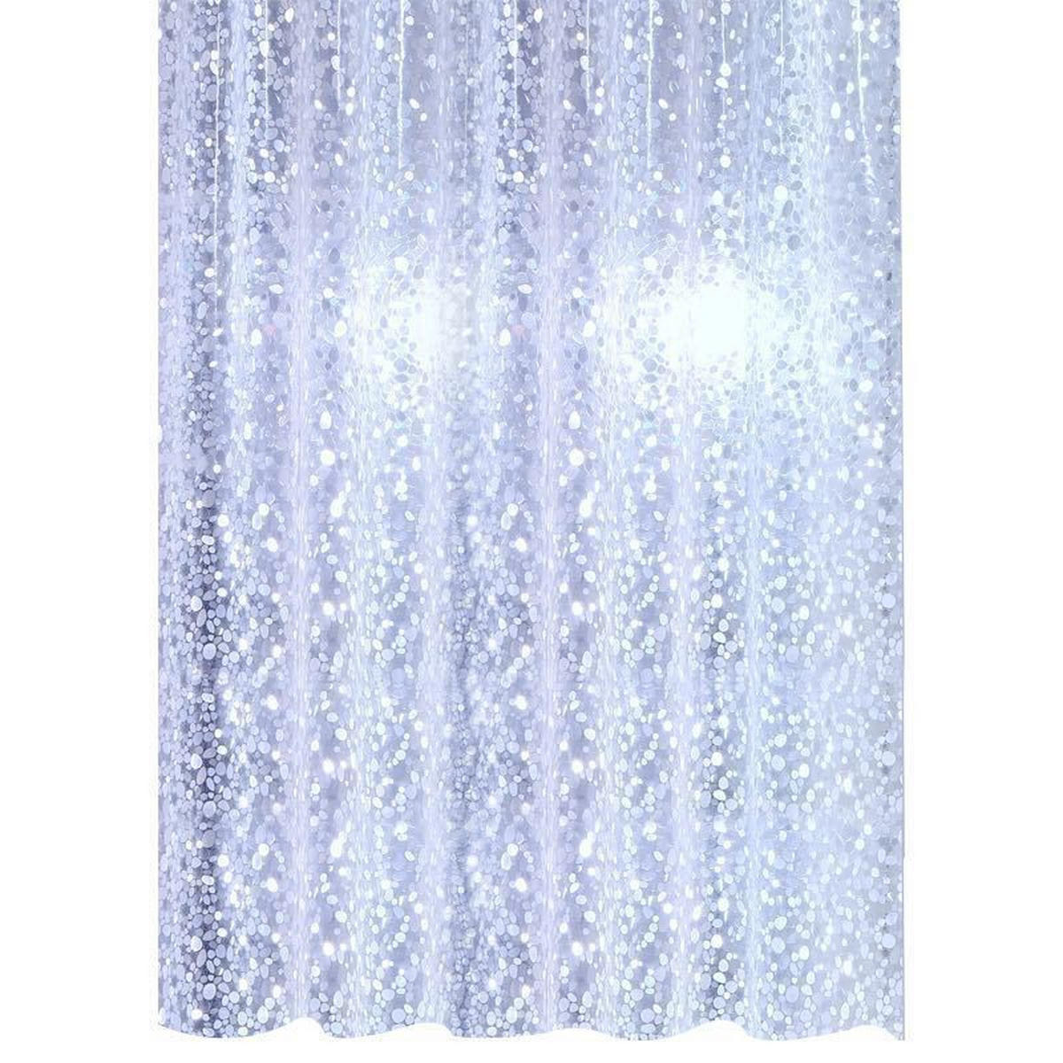 DUSCHVORHANG, transparent，180/180CM - Klar, Kunststoff (180/180cm)