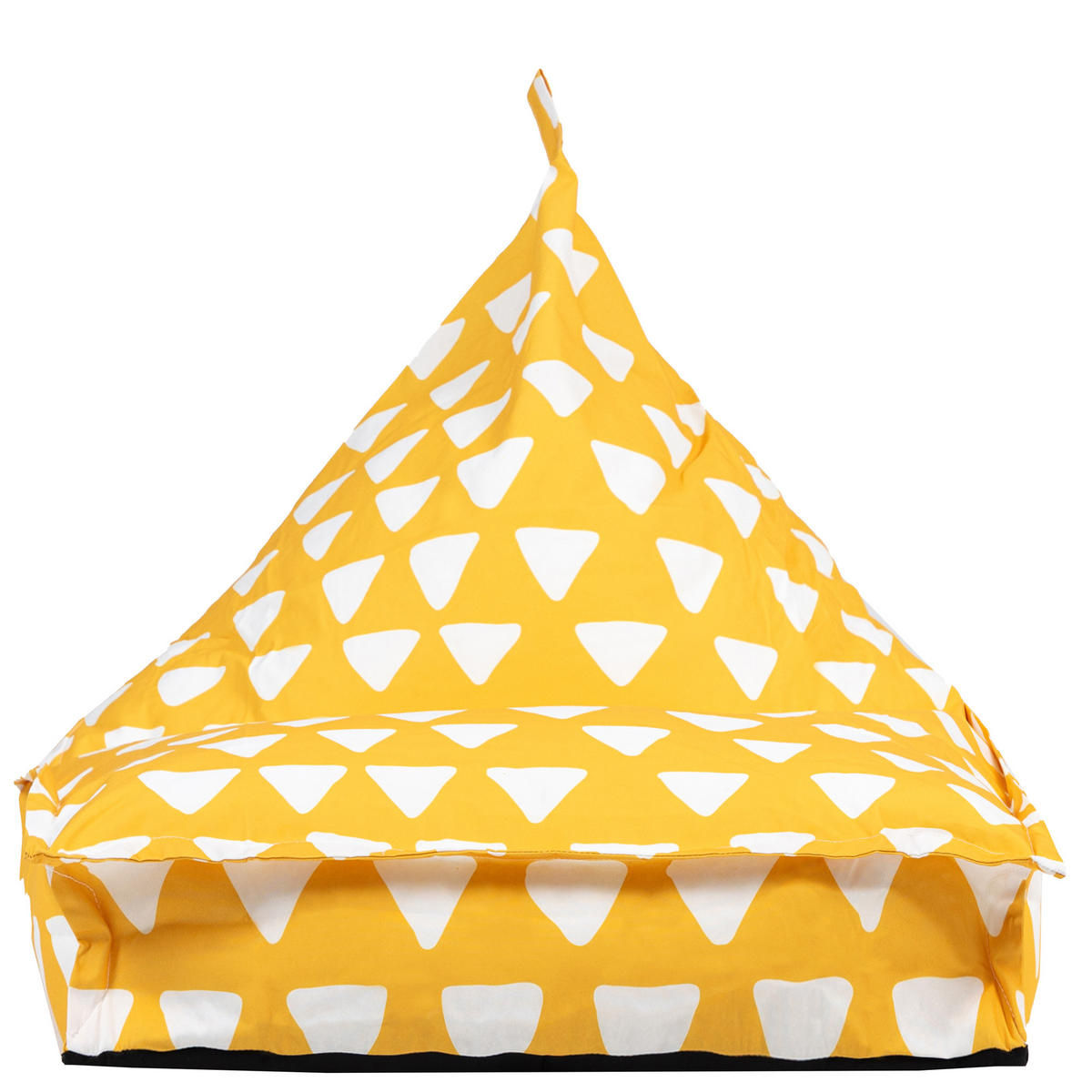 KINDERSITZSACK Liege Dreieck - Gelb, Textil (72/66/102cm) - icon