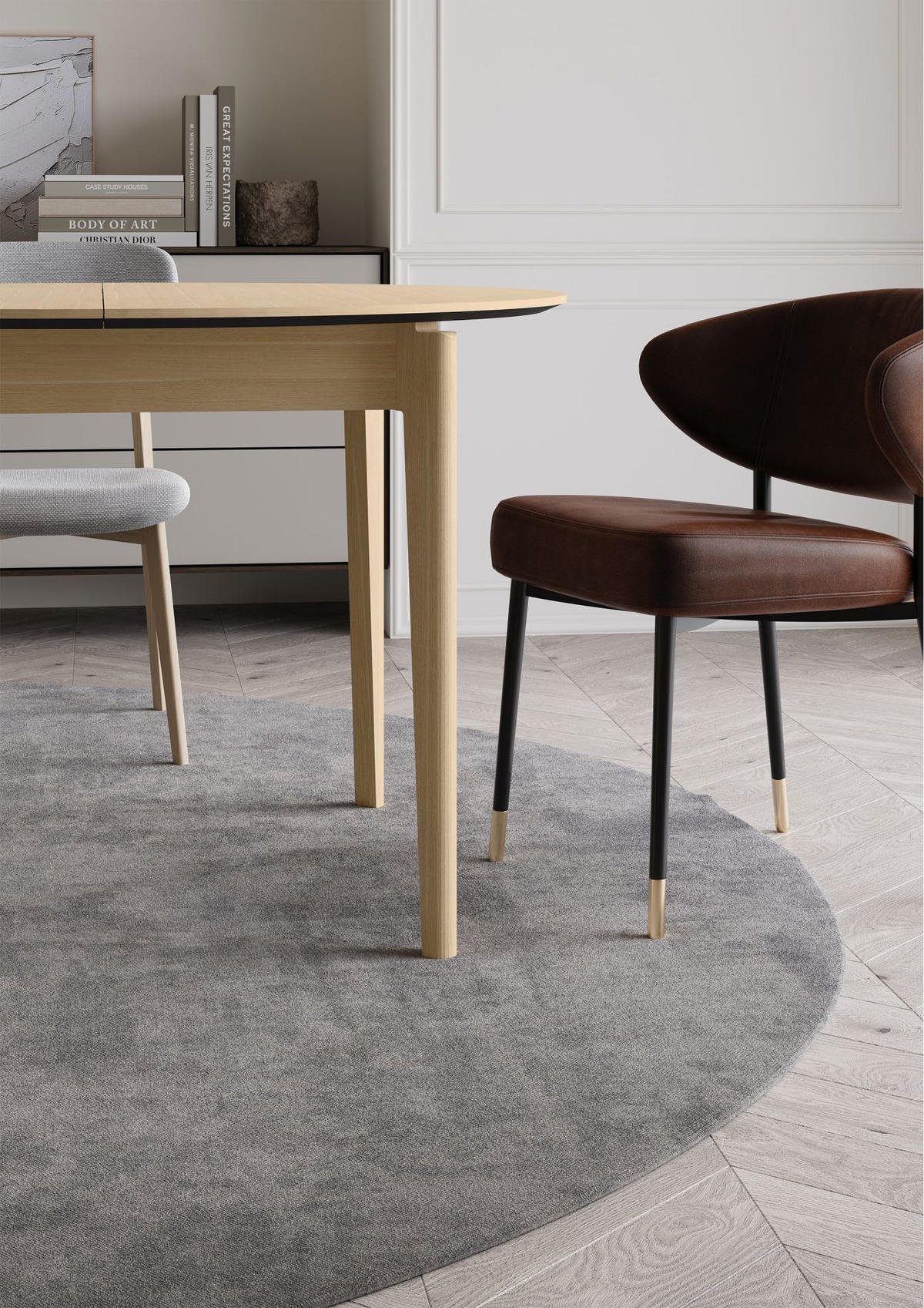 ESSTISCH Plot ausziehbar Helle Eichenholzoptik, 120 x 240 x 120 cm - Beige, Holz/Holzwerkstoff (120/120/77cm) - Selsey