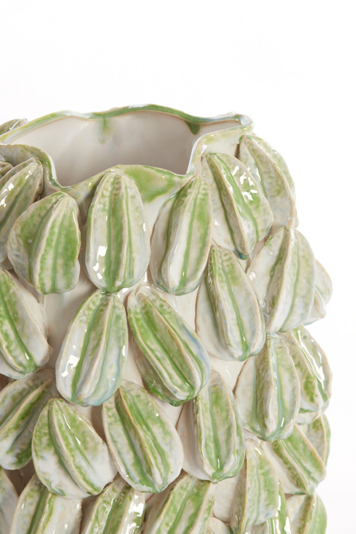 VASE Karambole Braun Ø35/47 cm - Braun, Keramik (47cm) - Light & Living