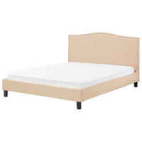 POLSTERBETT 180/200 cm Beige Montpellier - Beige, Textil (180/200cm) - Beliani