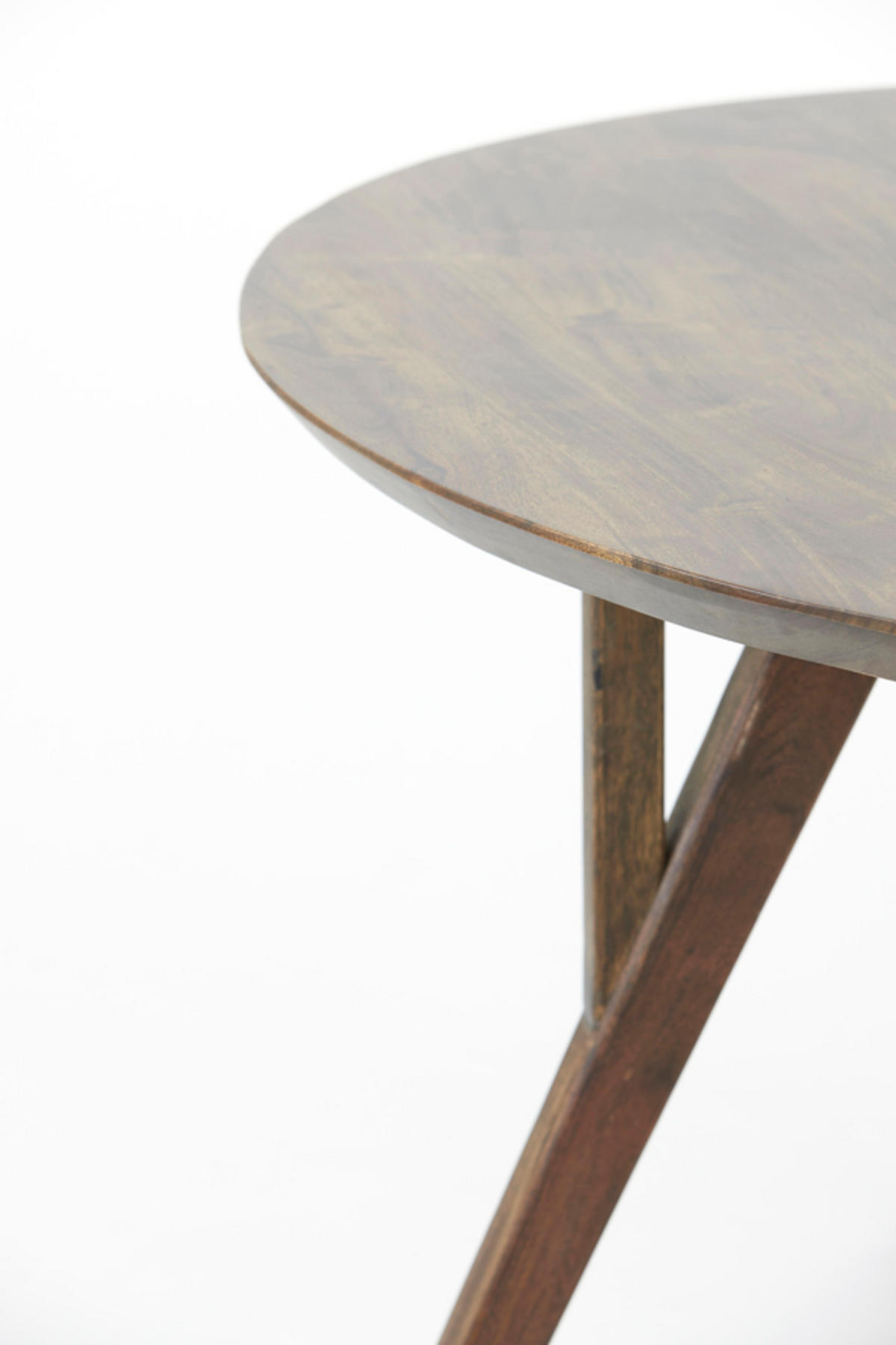 ESSTISCH Quenza Braun Ø140/76 cm - Dunkelbraun, Holz (140/140/76cm) - Light & Living